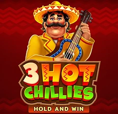 3 Hot Chillies slot game — fiery hold and win slots at Crowngreen