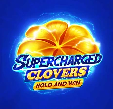 Supercharged Clovers slot game icon — exciting slot games available at Crowngreen